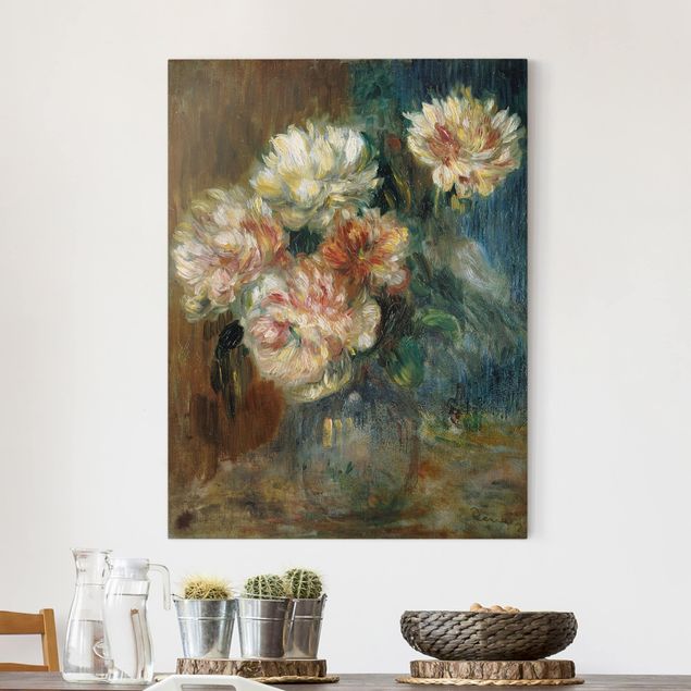 Impressionismus Bilder kaufen Auguste Renoir - Vase Pfingstrosen