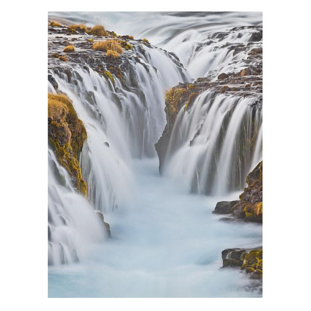 Wanddeko Büro Brúarfoss Wasserfall in Island