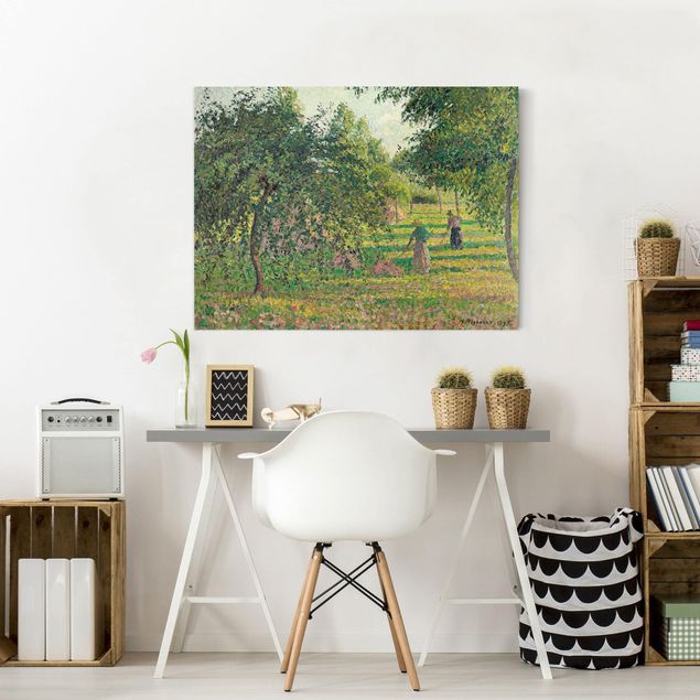 Wanddeko Schlafzimmer Camille Pissarro - Apfelbäume