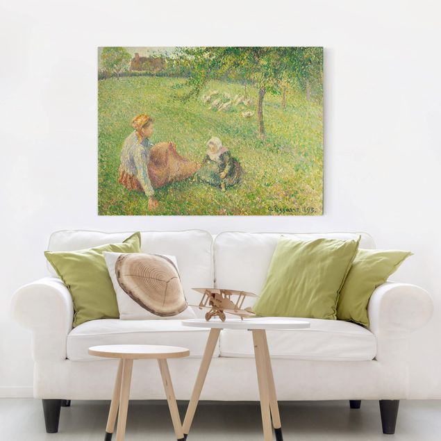 Wanddeko Schlafzimmer Camille Pissarro - Gänsehirtin
