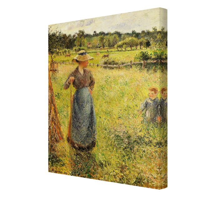 Romantik Bilder Camille Pissarro - Die Heumacherin