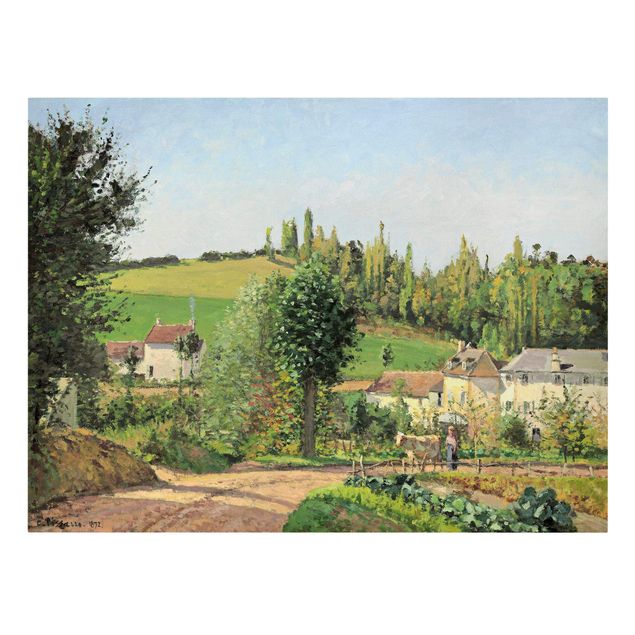 Wanddeko Flur Camille Pissarro - Kleines Dorf