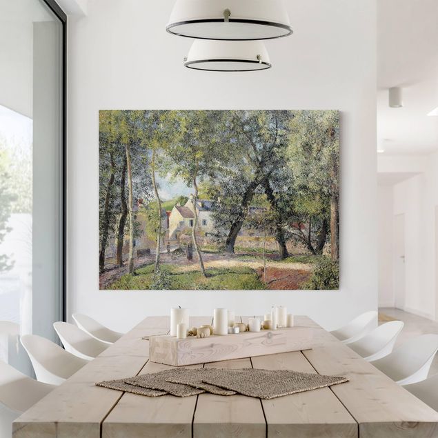 Wanddeko Wohnzimmer Camille Pissarro - Landschaft bei Osny