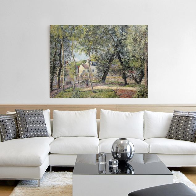 Wanddeko Schlafzimmer Camille Pissarro - Landschaft bei Osny