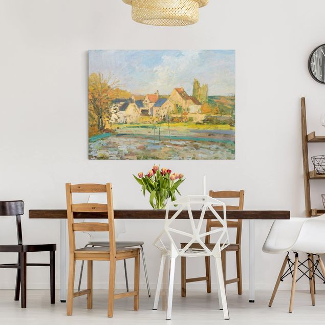 Wanddeko Wohnzimmer Camille Pissarro - Landschaft bei Pontoise