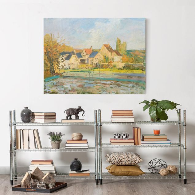 Wanddeko Schlafzimmer Camille Pissarro - Landschaft bei Pontoise