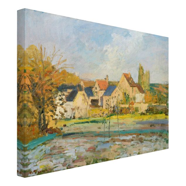 Pointillismus Bilder Camille Pissarro - Landschaft bei Pontoise