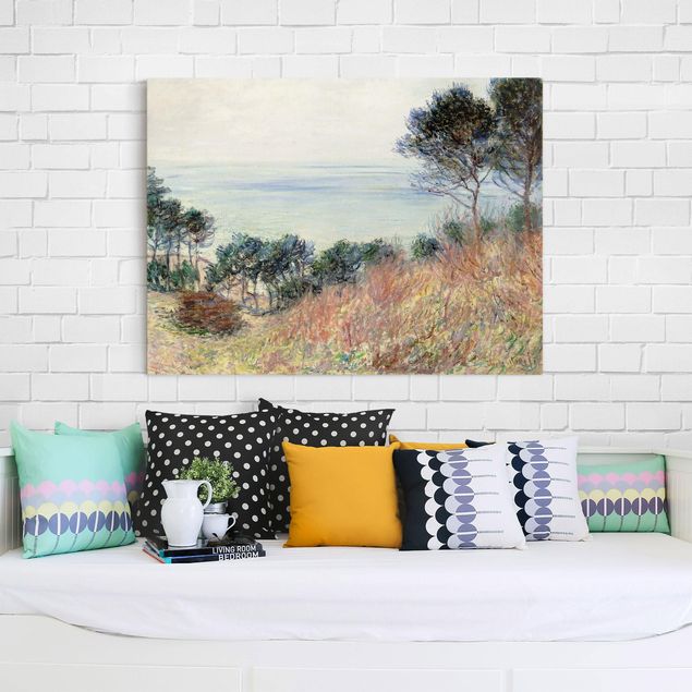 Wanddeko beige Claude Monet - Küste Varengeville