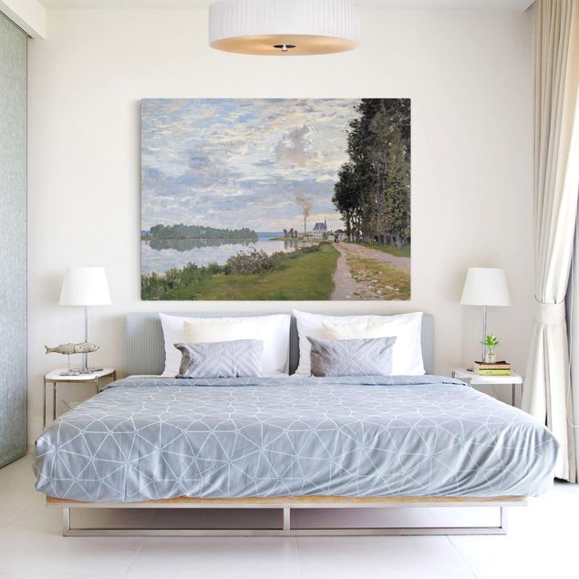 Wanddeko Schlafzimmer Claude Monet - Ufer Argenteuil