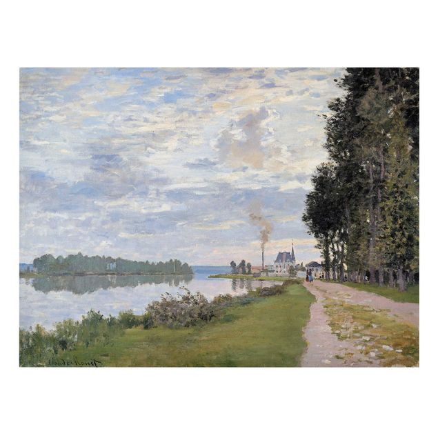Wanddeko Esszimmer Claude Monet - Ufer Argenteuil
