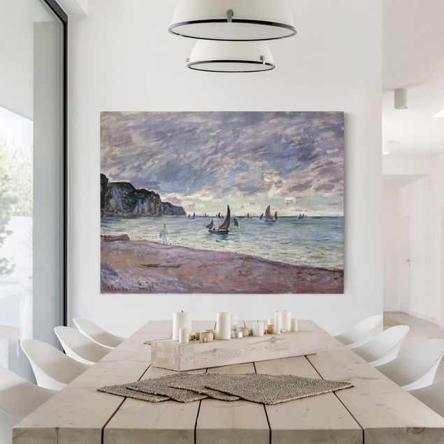 Wanddeko Wohnzimmer Claude Monet - Küste von Pourville