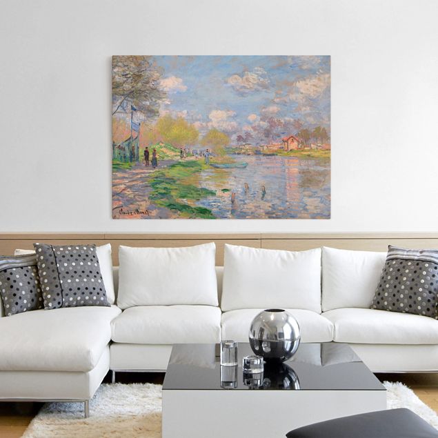 Wanddeko Wohnzimmer Claude Monet - Seine