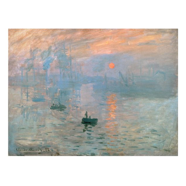 Leinwandbild Hund Claude Monet - Impression