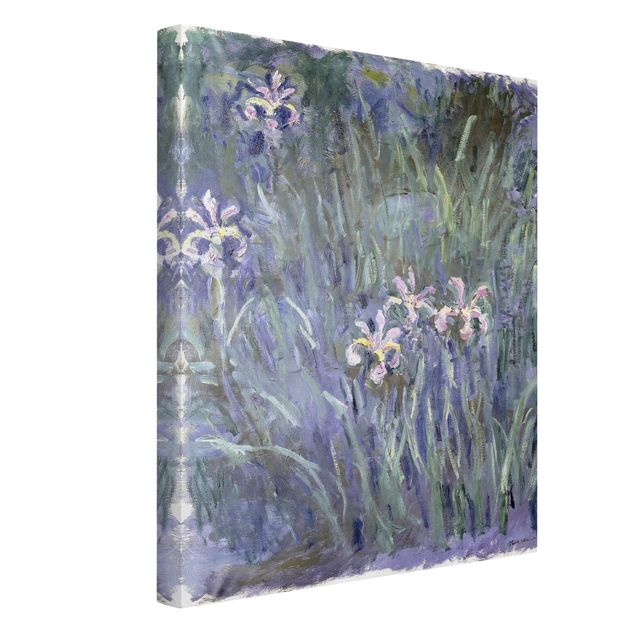 Wohndeko Botanik Claude Monet - Schwertlilien