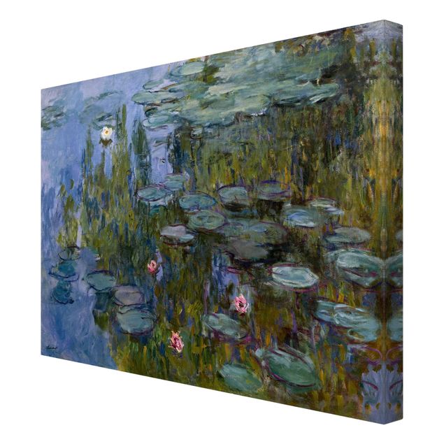 Leinwandbild Katze Claude Monet - Seerosen (Nympheas)