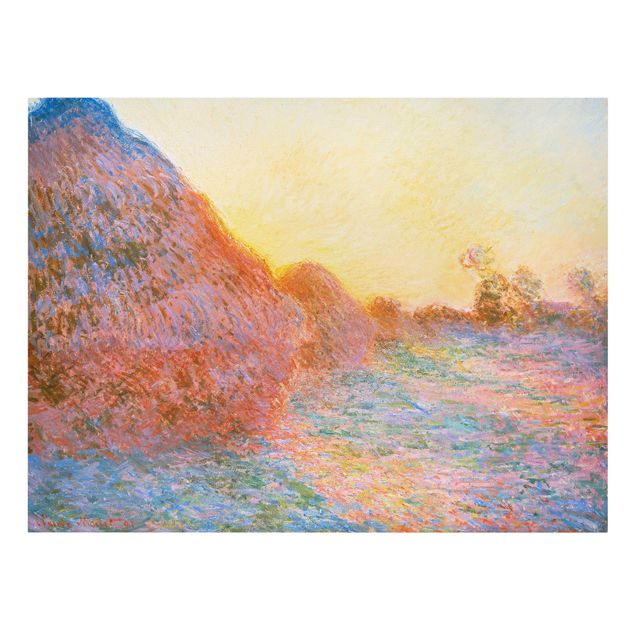 Wanddeko Flur Claude Monet - Strohschober