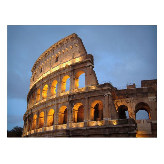 Wanddeko Esszimmer Colosseum at Night