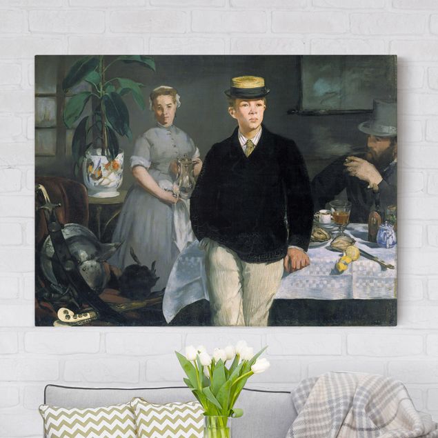 Impressionismus Bilder kaufen Edouard Manet - Frühstück im Atelier