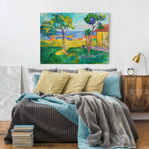 Wanddeko Schlafzimmer Edvard Munch - Der Garten