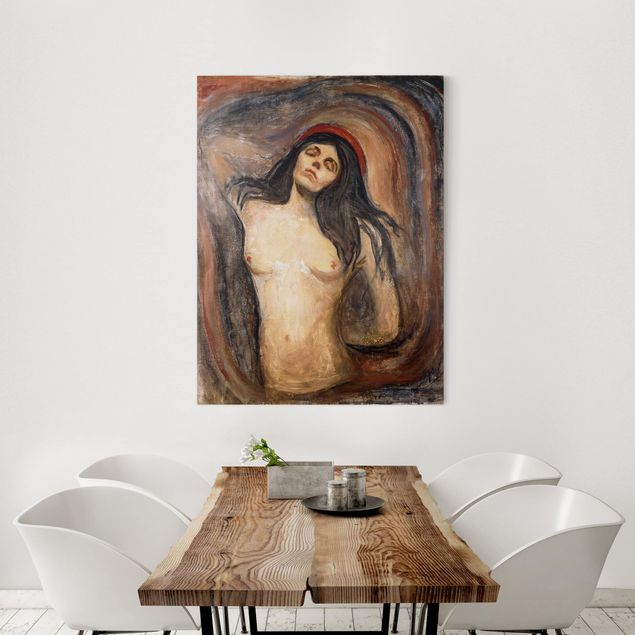 Wanddeko Wohnzimmer Edvard Munch - Madonna