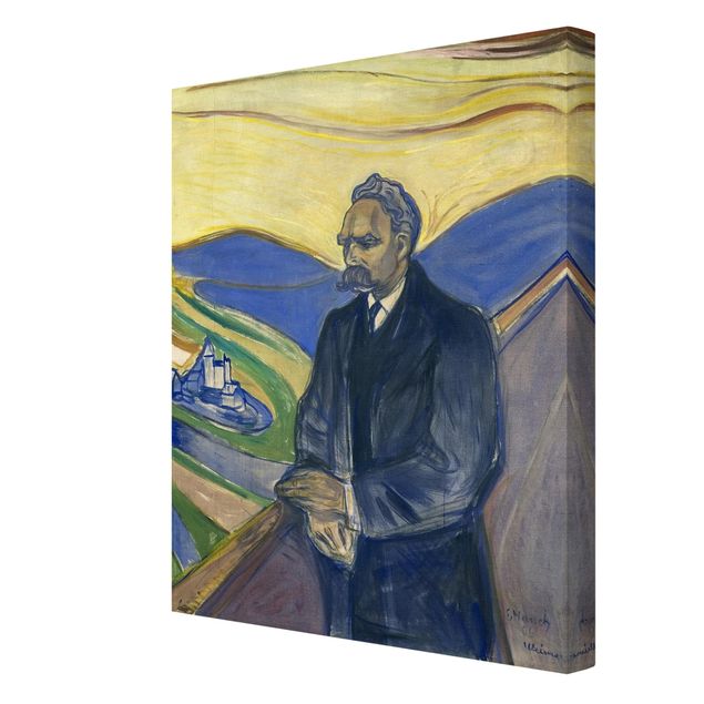 Wanddeko Esszimmer Edvard Munch - Porträt Nietzsche