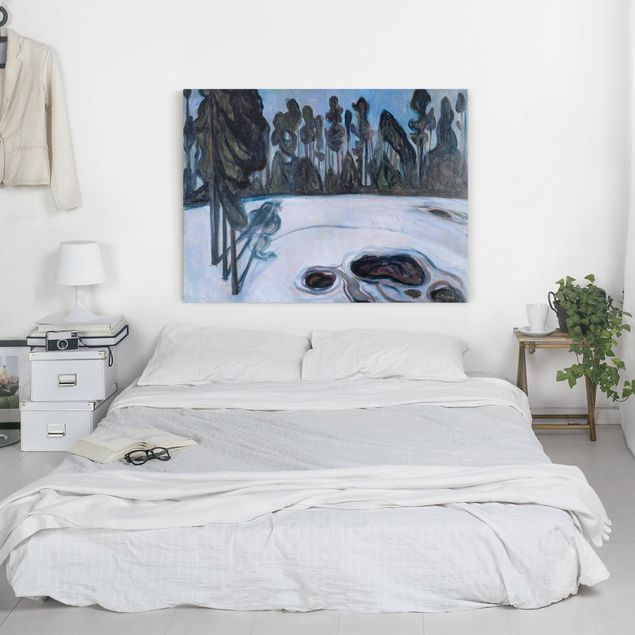 Wanddeko Schlafzimmer Edvard Munch - Sternennacht