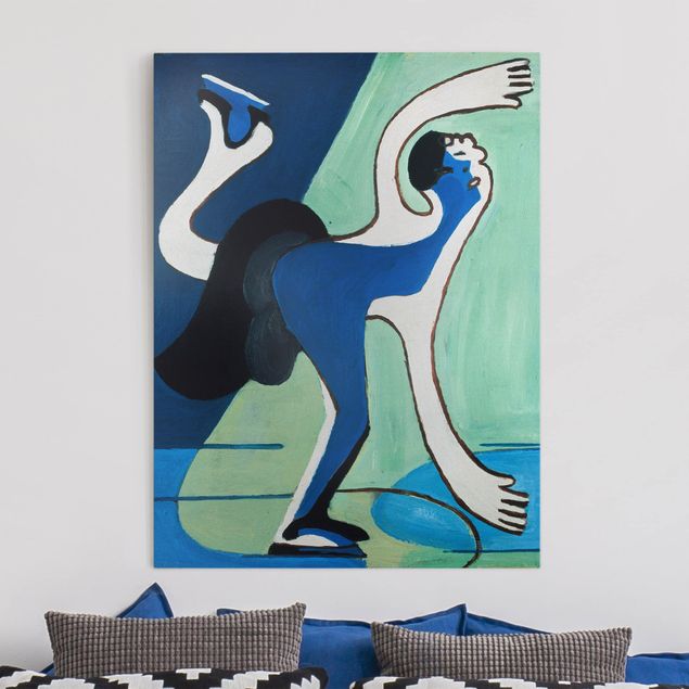 Wanddeko Wohnzimmer Ernst Ludwig Kirchner - Eisläuferin