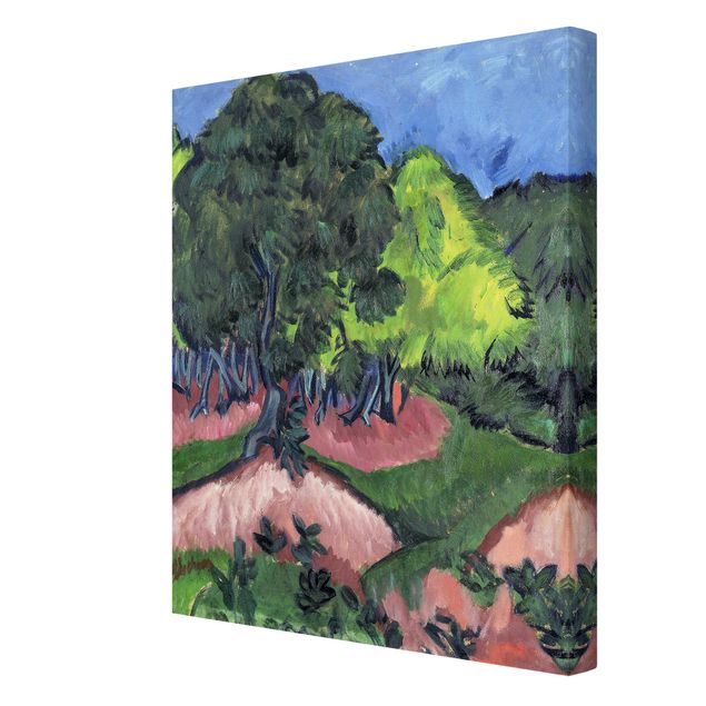 Kunststile Ernst Ludwig Kirchner - Landschaft mit Kastanienbaum