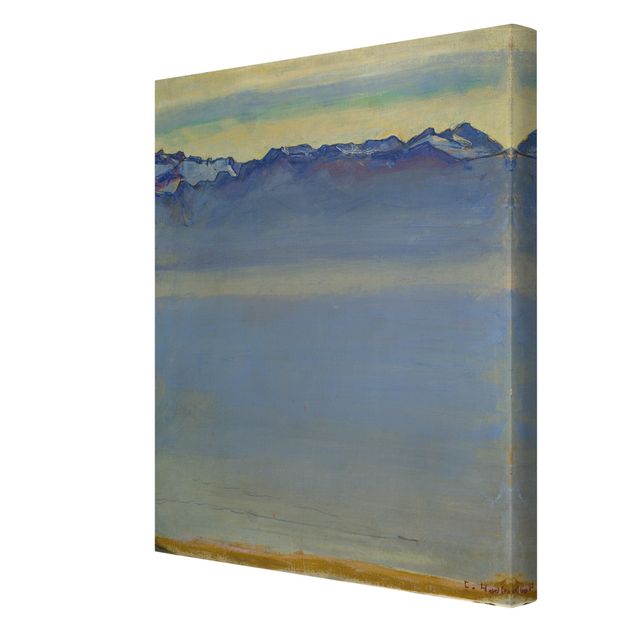 Kunststile Ferdinand Hodler - Genfer See mit Alpen