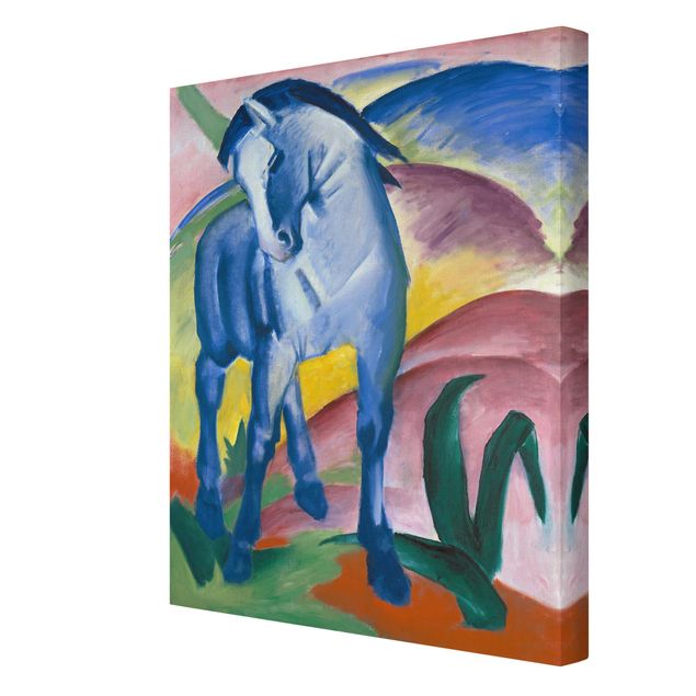 Wanddeko Esszimmer Franz Marc - Blaues Pferd
