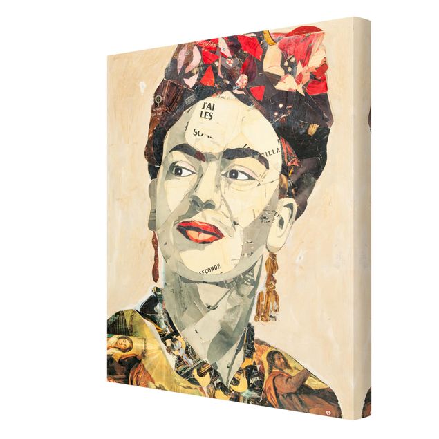 Wanddeko Büro Frida Kahlo - Collage No.2