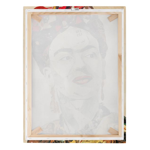 Wanddeko Treppenhaus Frida Kahlo - Collage No.2
