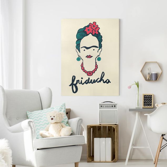 Wanddeko Schlafzimmer Frida Kahlo - Friducha