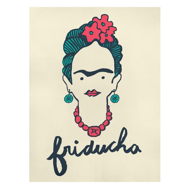 Wanddeko Esszimmer Frida Kahlo - Friducha