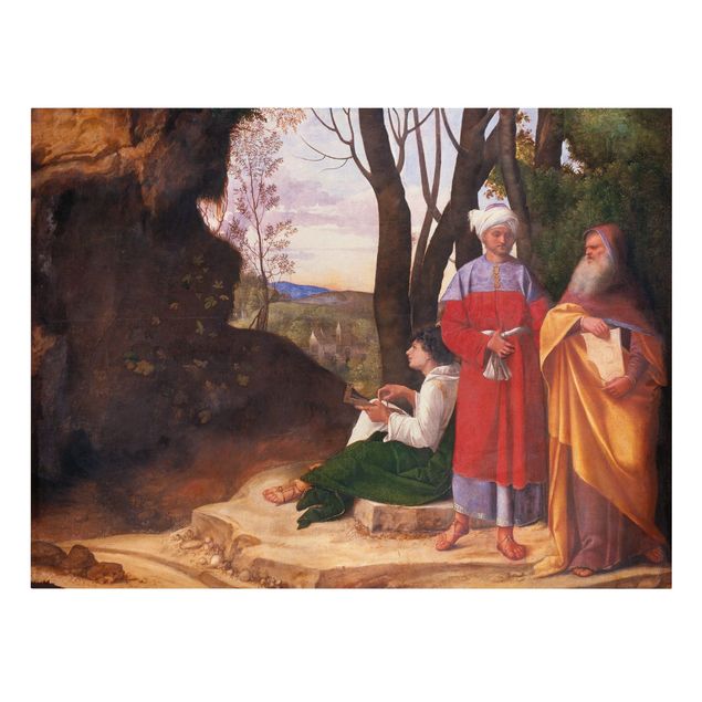 Italien Bilder auf Leinwand Giorgione - Die drei Philosophen