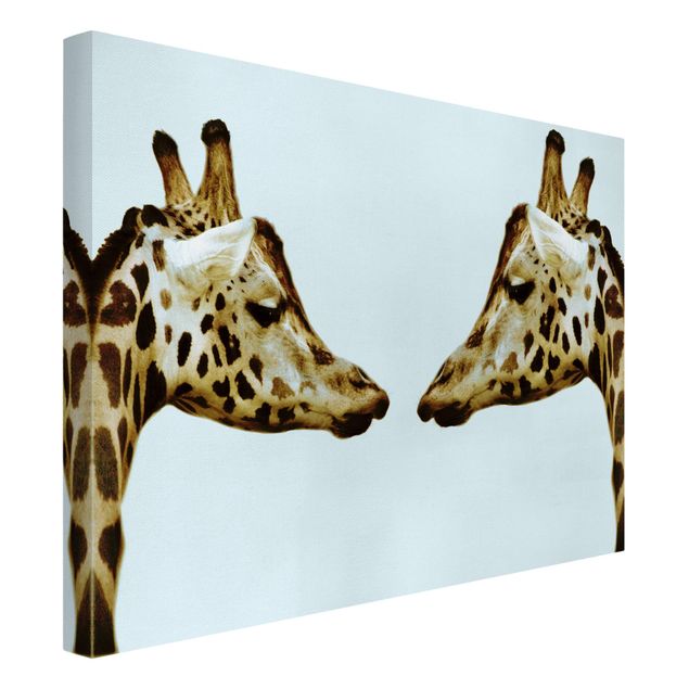 Wanddeko Schlafzimmer Giraffes in Love