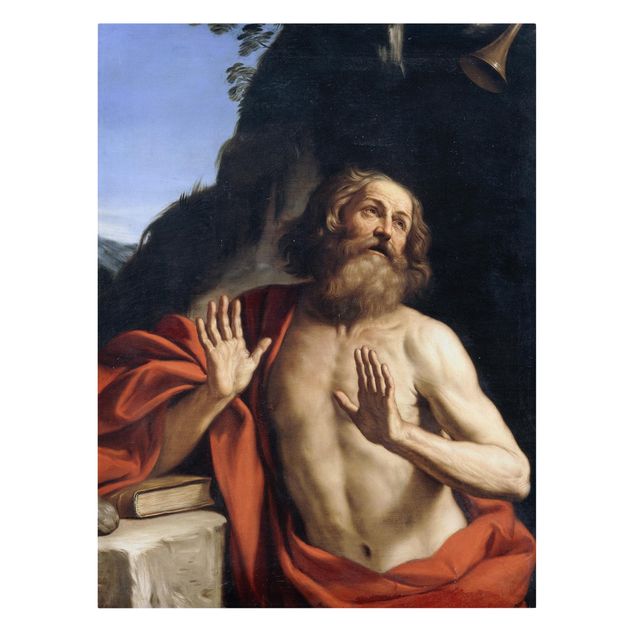 Wanddeko Büro Guercino - Der heilige Hieronymus