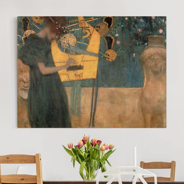 Bilder Art Deco Gustav Klimt - Die Musik
