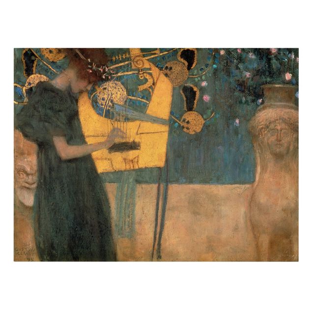 Wanddeko Flur Gustav Klimt - Die Musik