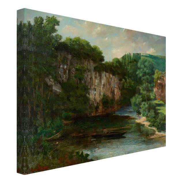 Wanddeko Esszimmer Gustave Courbet - Der Oraguay-Felsen