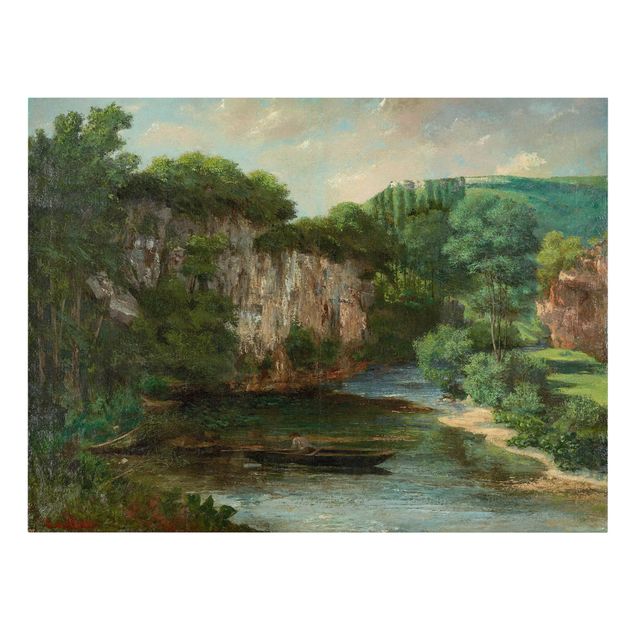Wanddeko Büro Gustave Courbet - Der Oraguay-Felsen