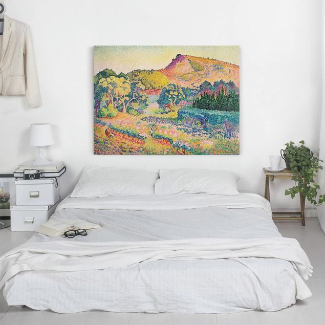Wanddeko Schlafzimmer Henri Edmond Cross - Landschaft mit Le Cap Nègre