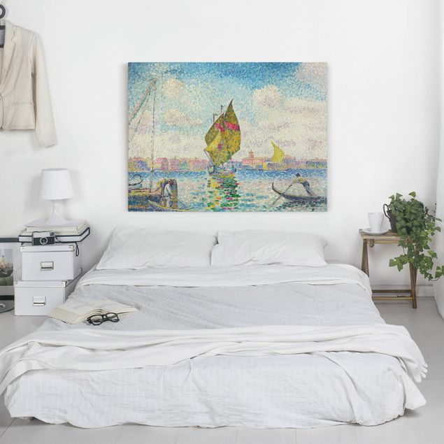Wanddeko Schlafzimmer Henri Edmond Cross - Segelboote auf dem Giudecca