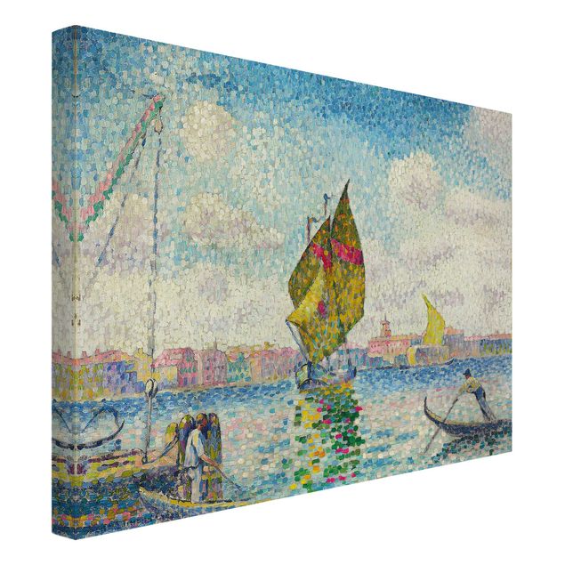 Pointillismus Bilder Henri Edmond Cross - Segelboote auf dem Giudecca