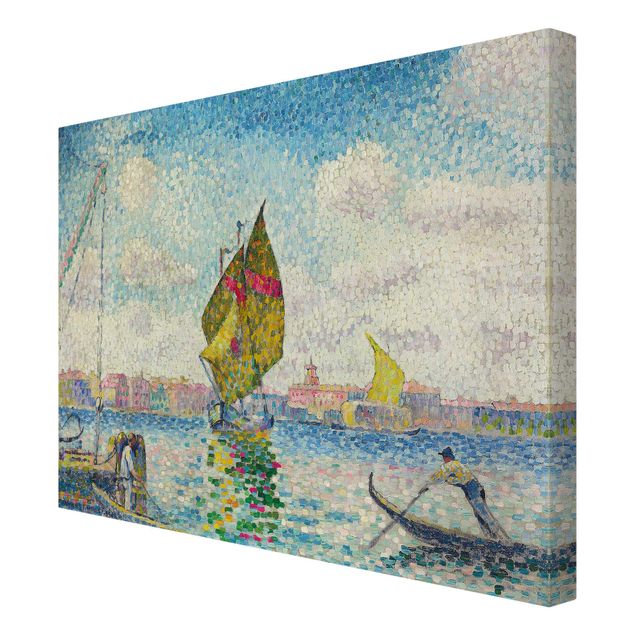 Post Impressionismus Bilder Henri Edmond Cross - Segelboote auf dem Giudecca