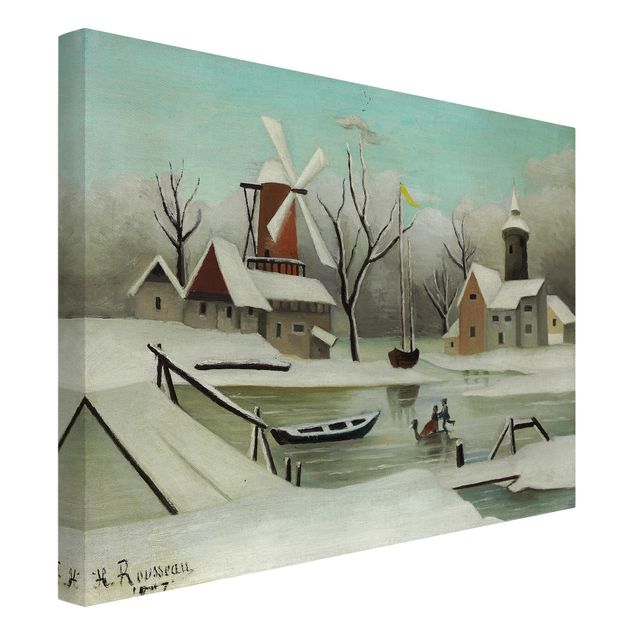 Wanddeko Esszimmer Henri Rousseau - Der Winter