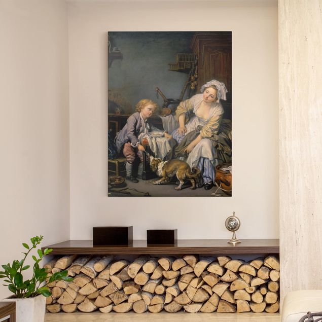 Wanddeko Schlafzimmer Jean Baptiste Greuze - Das verwöhnte Kind