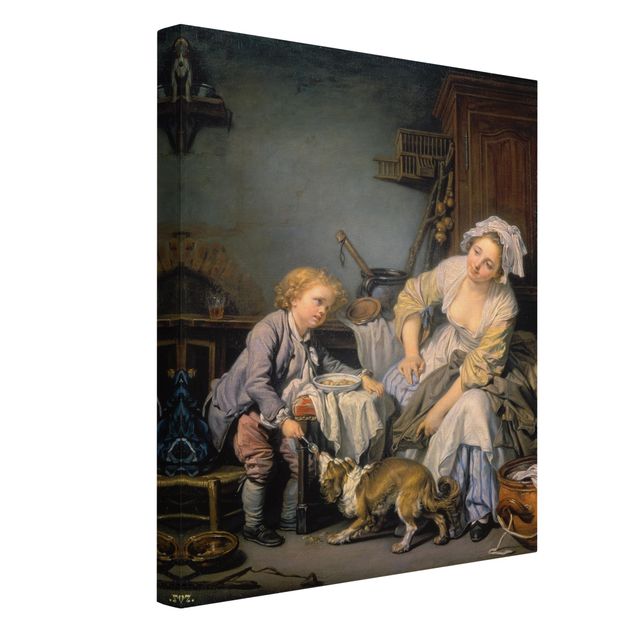 Wanddeko Flur Jean Baptiste Greuze - Das verwöhnte Kind