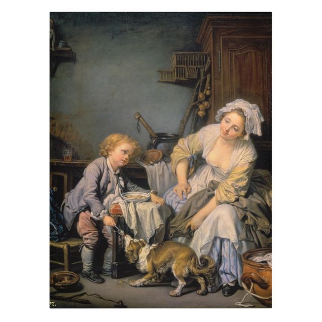 Wanddeko Esszimmer Jean Baptiste Greuze - Das verwöhnte Kind