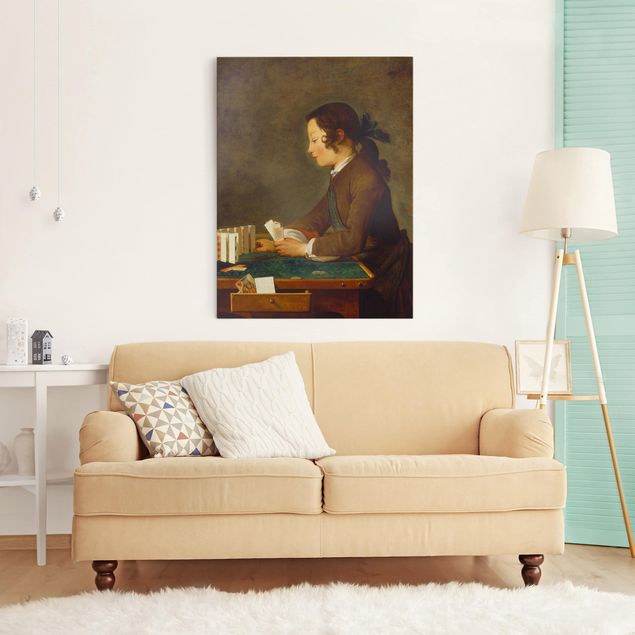 Wanddeko Schlafzimmer Jean-Baptiste Siméon Chardin - Junges Mädchen